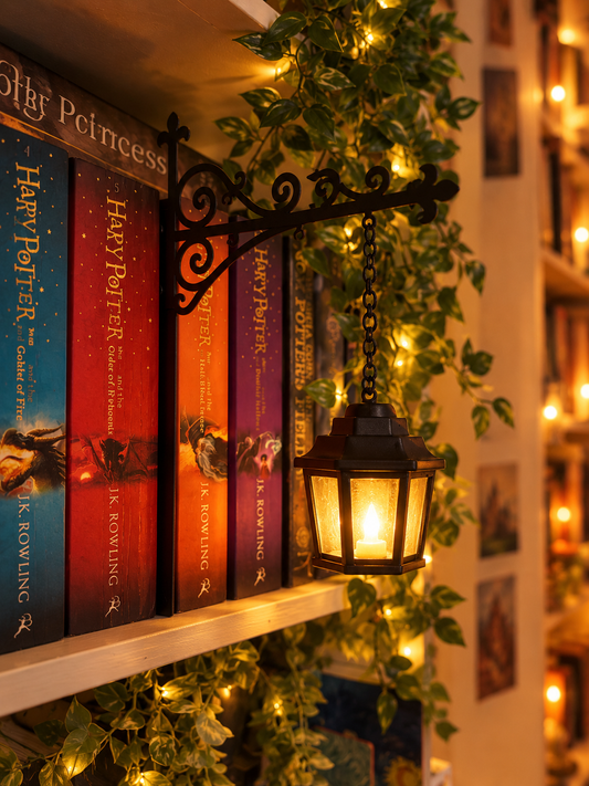 Bookshelf Lanterns