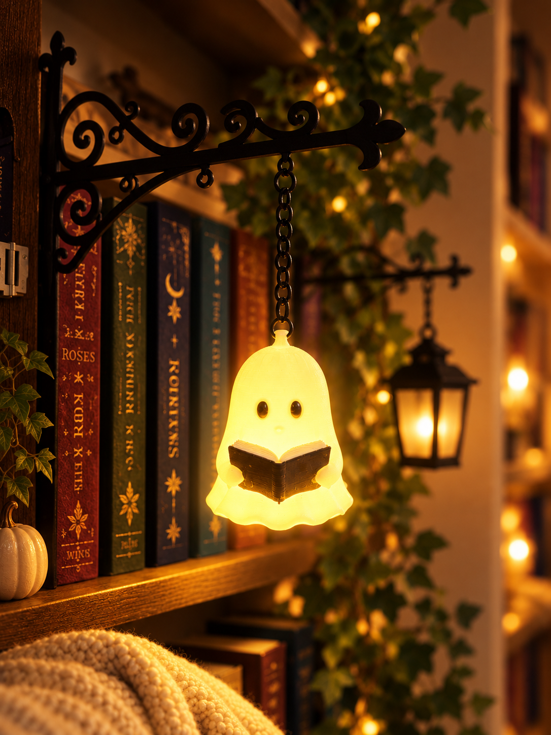 Bookshelf Lanterns