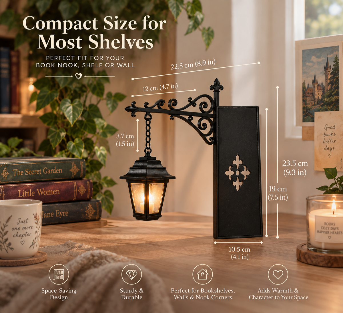 Bookshelf Lanterns